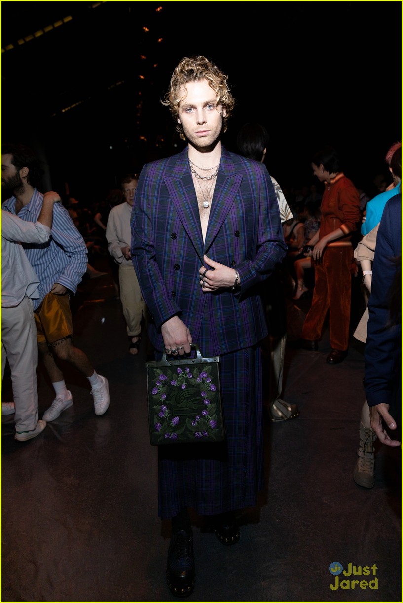 Luke Hemmings Attends 2 Shows During Weekend at Milan Fashion Week