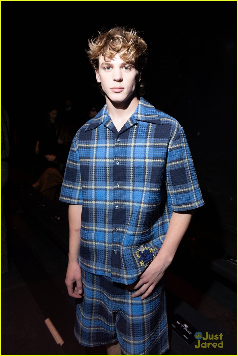Luke Hemmings Attends 2 Shows During Weekend at Milan Fashion Week