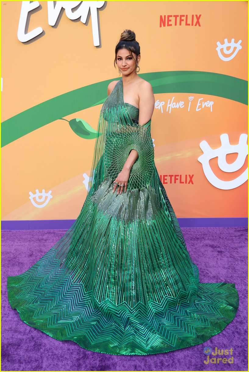 Maitreyi Ramakrishnan Is the Golden Girl at 'Never Have I Ever' Season 4 Premiere