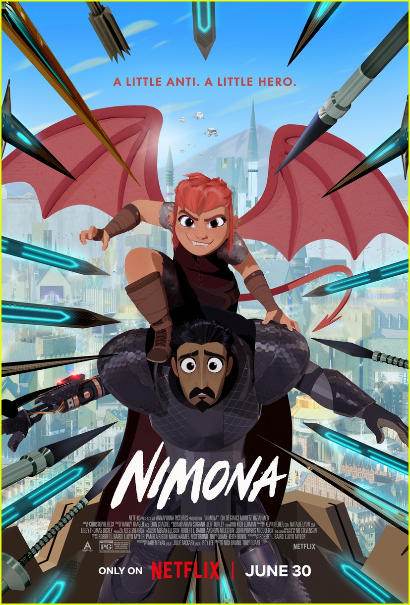 Nimona Shape Shifts in Official Trailer For Upcoming Animated Netflix Movie - Watch!