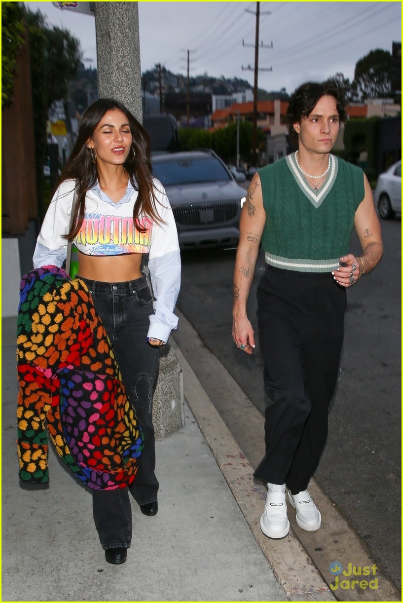 Victoria Justice & Spencer Sutherland Reunite for Night Out in Los Angeles!