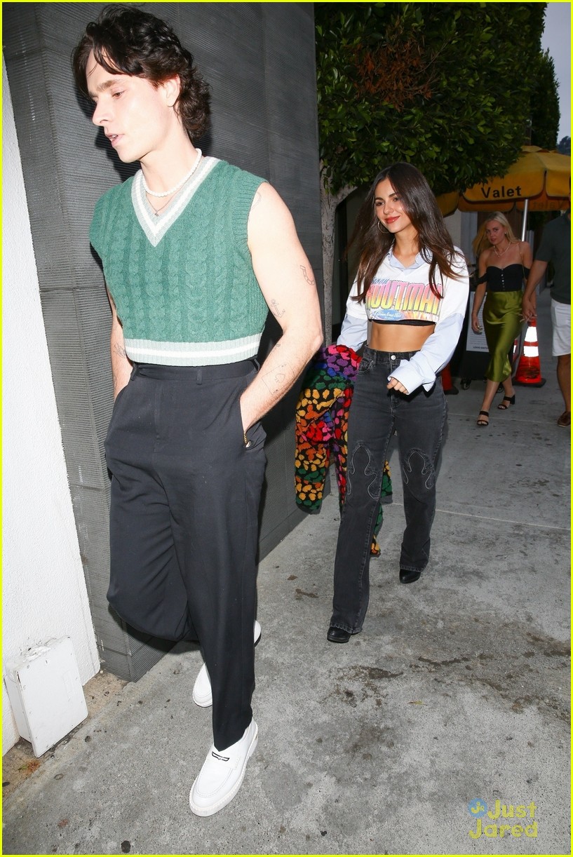 Victoria Justice & Spencer Sutherland Reunite for Night Out in Los Angeles!