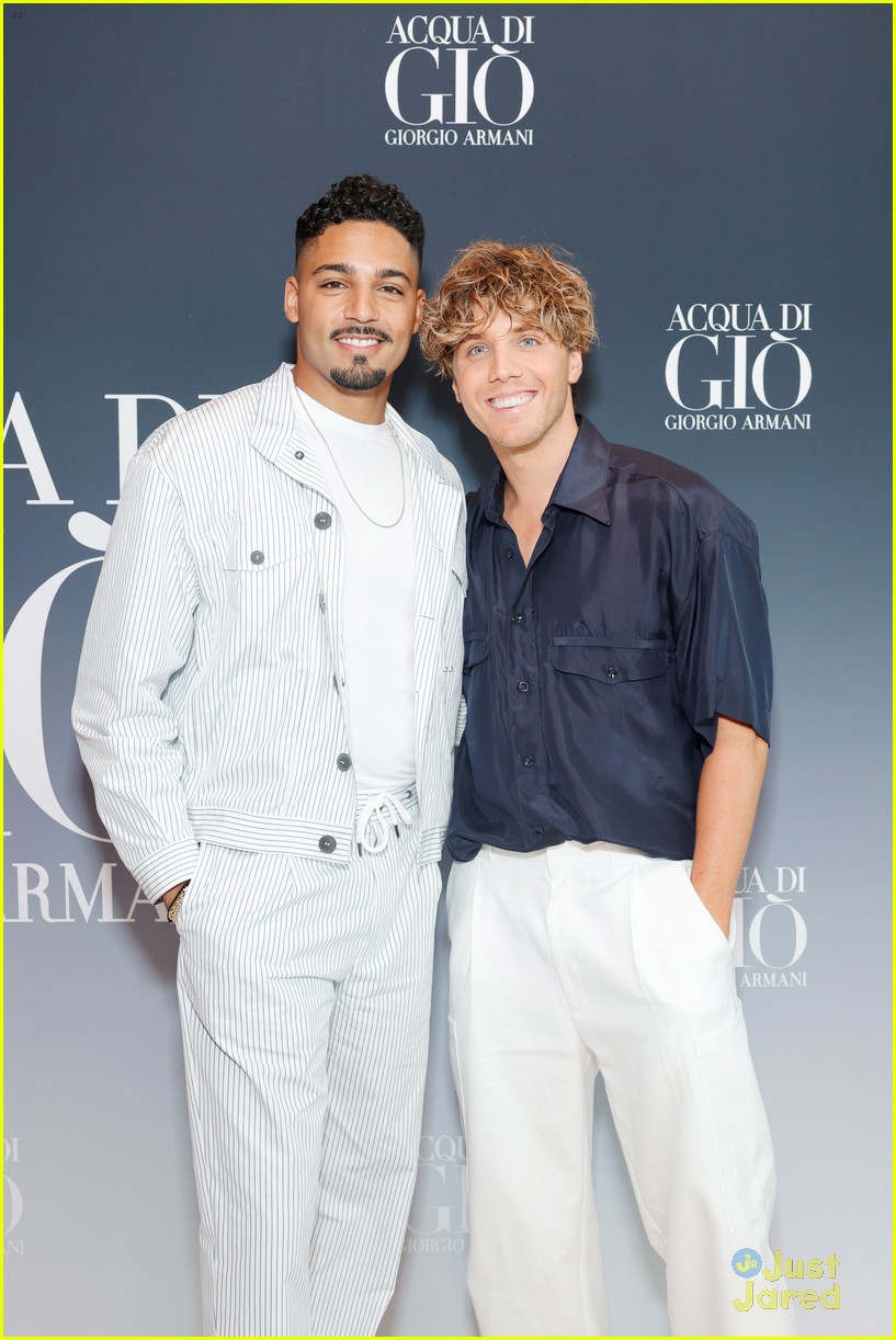 Outer Banks' Chase Stokes & Jonathan Daviss, Michael Evans Behling & Lukas Gage Celebrate New Acqua Di Gio Campaign
