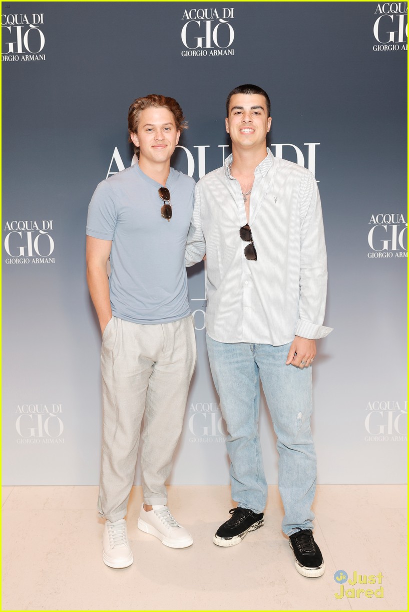 Outer Banks' Chase Stokes & Jonathan Daviss, Michael Evans Behling & Lukas Gage Celebrate New Acqua Di Gio Campaign