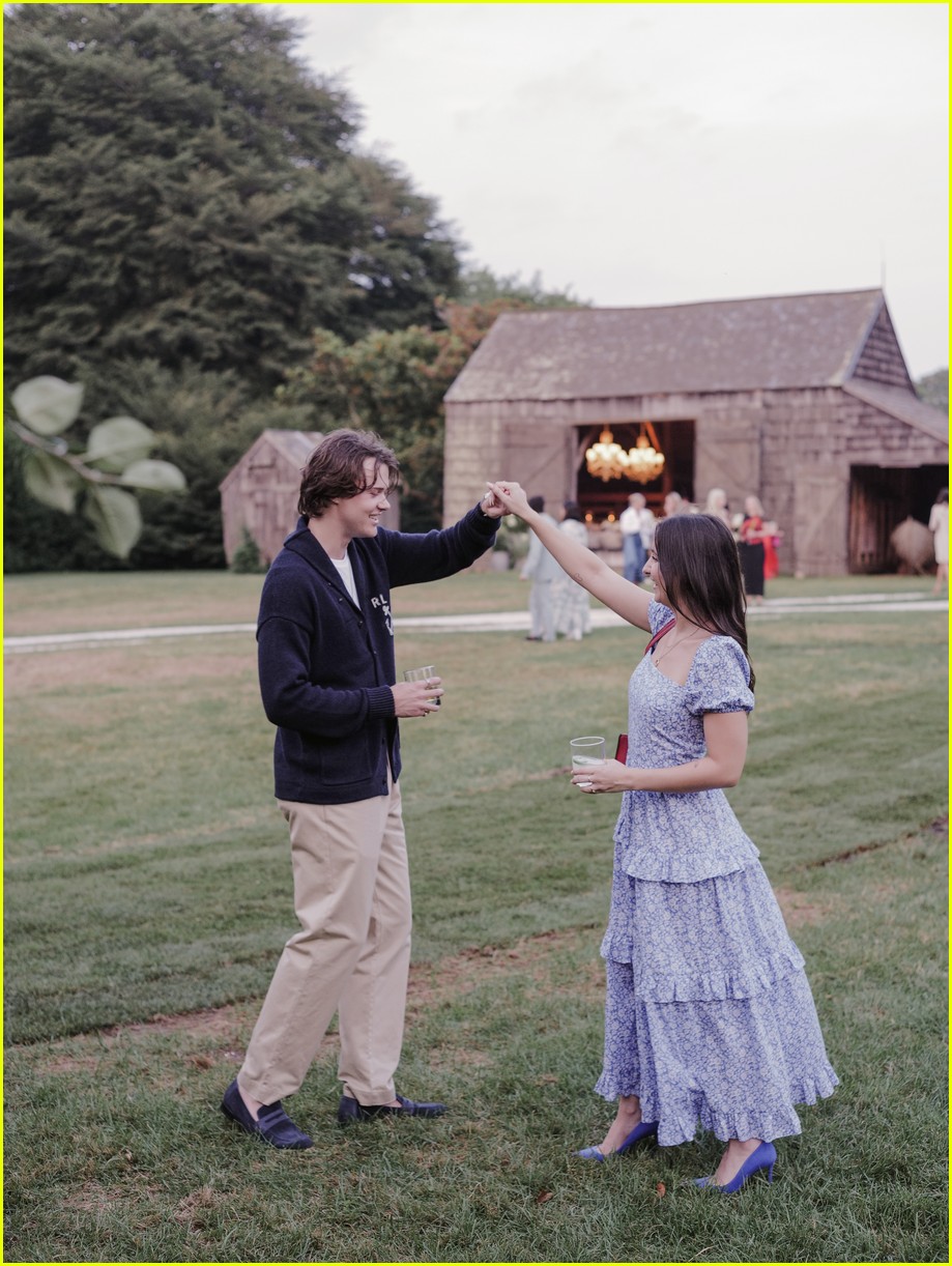 Christopher Briney & Girlfriend Isabel Machado Dance the Night Away at Ralph Lauren Dinner in the Hamptons