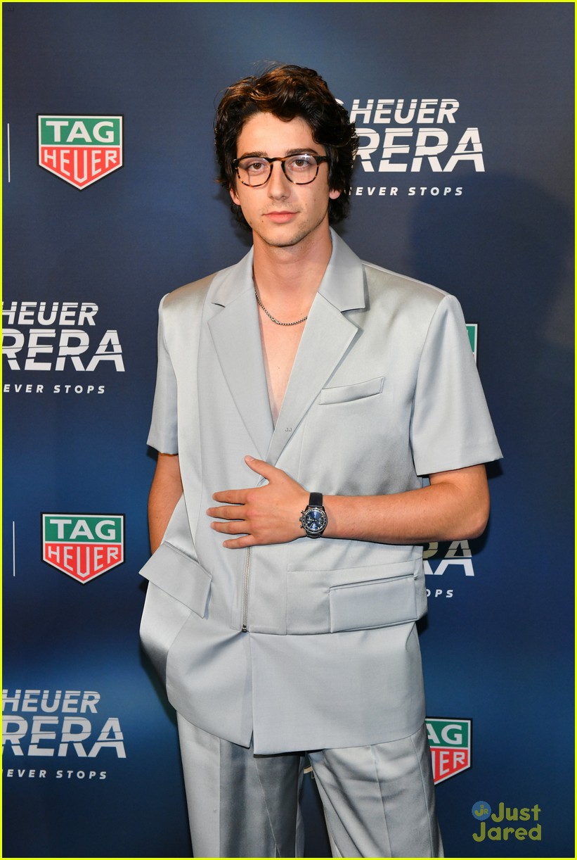 Christopher Briney, Taylor Zakhar Perez & Milo Manheim Attend Tag Heuer Opening