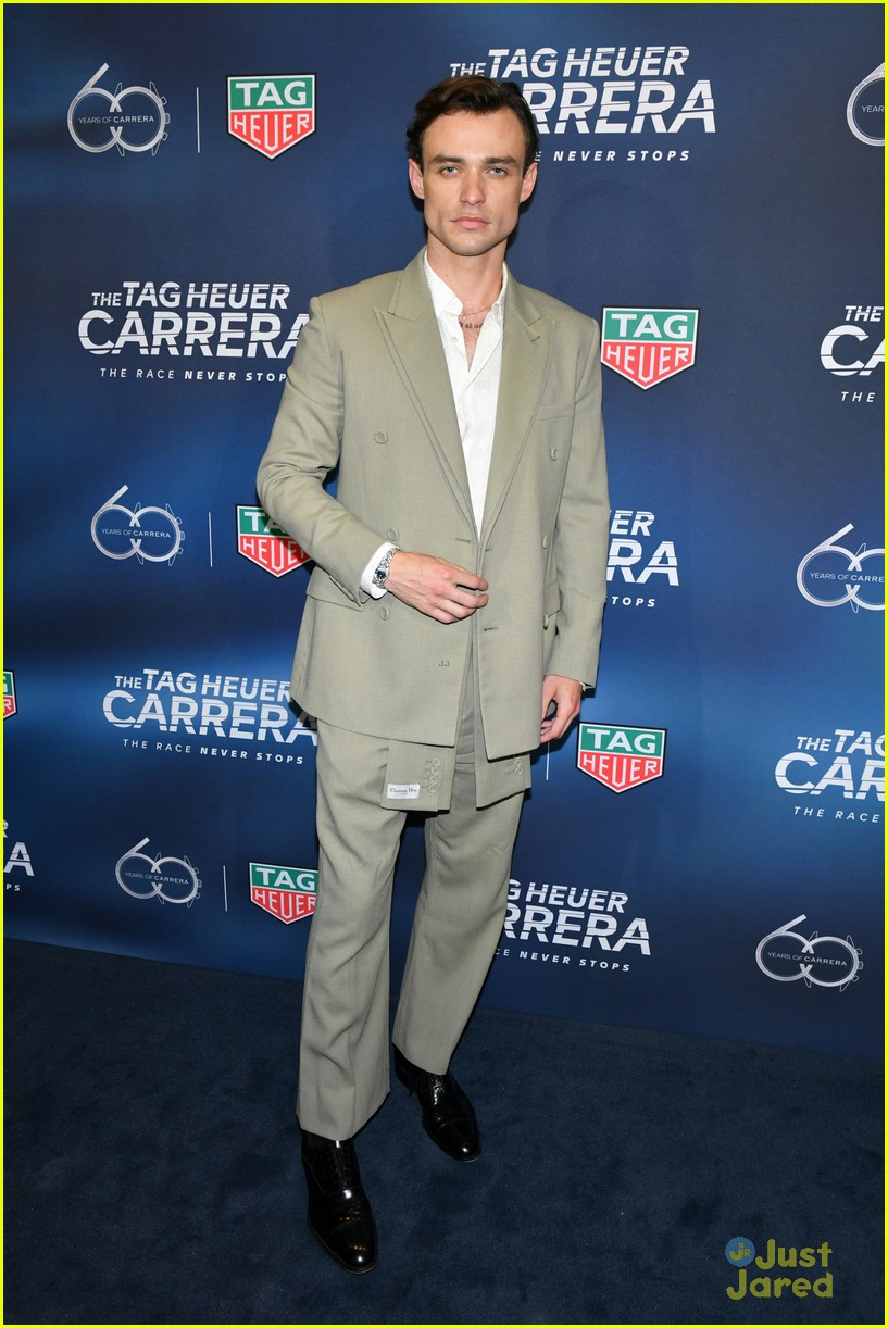 Christopher Briney, Taylor Zakhar Perez & Milo Manheim Attend Tag Heuer Opening