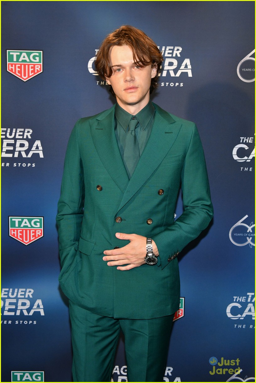 Christopher Briney, Taylor Zakhar Perez & Milo Manheim Attend Tag Heuer Opening