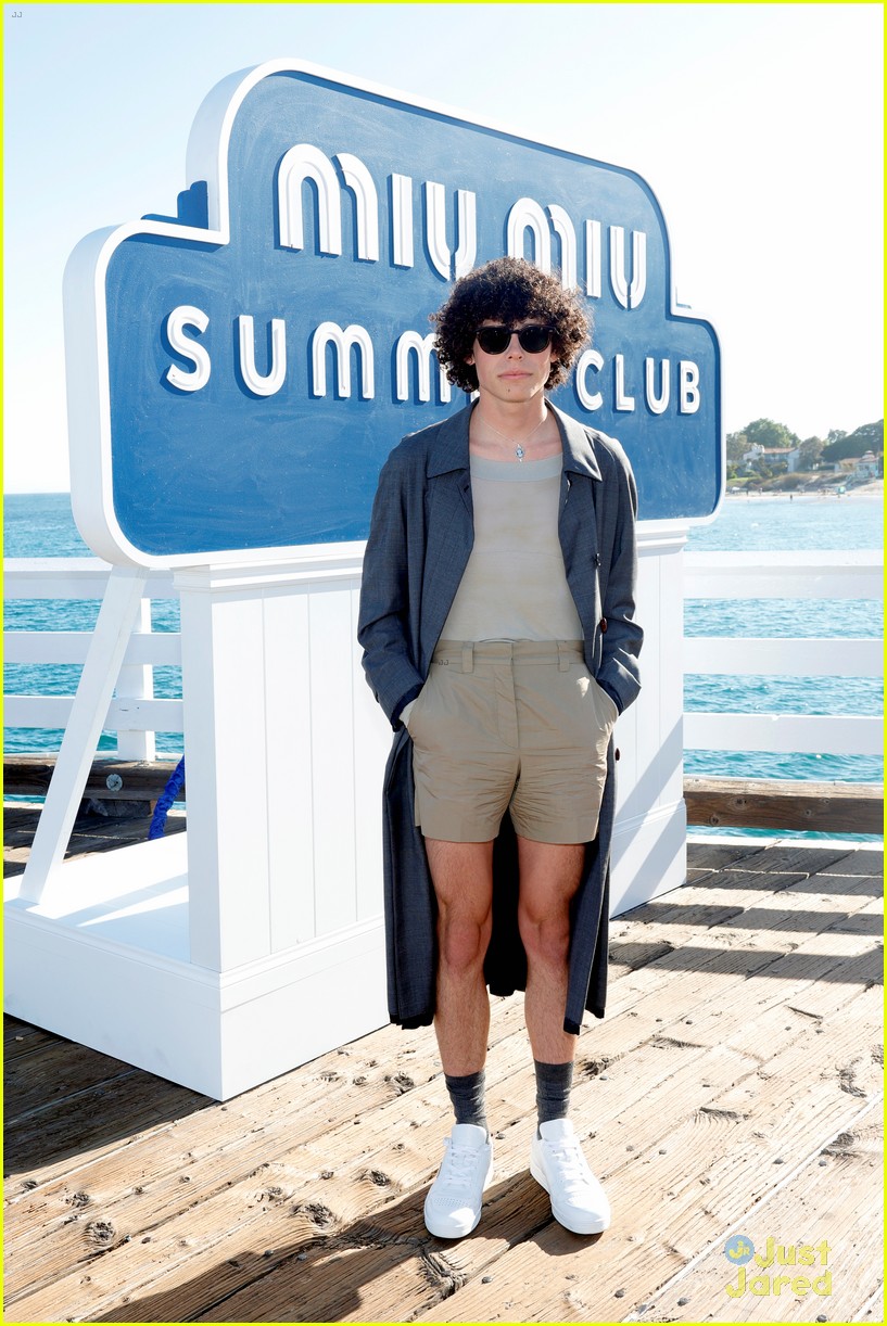 TikTok Stars Vinnie Hacker, Bella Poarch & Reece Feldman Attend Miu Miu Summer Club Event In Malibu - See All the Pics!