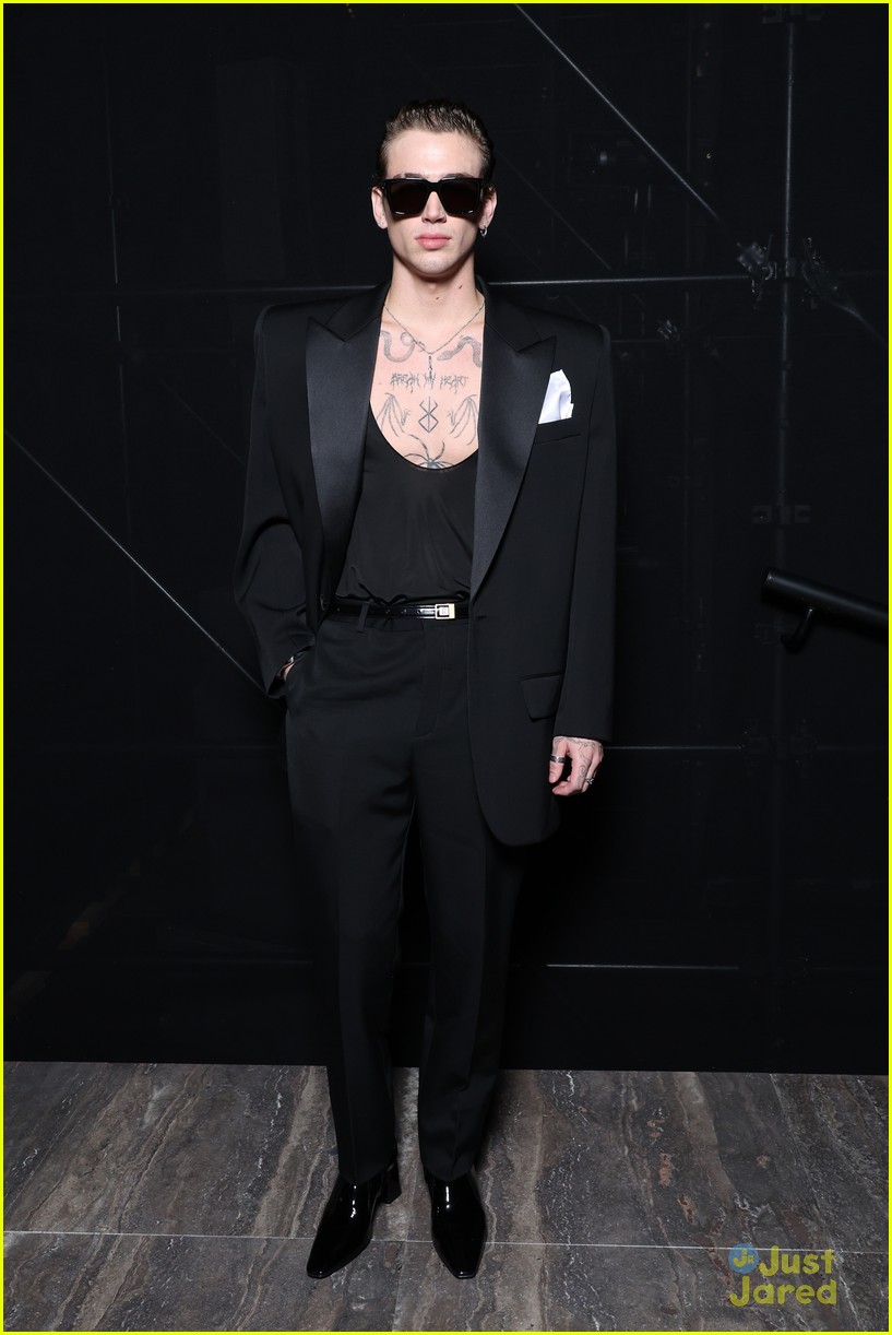 Dixie D'Amelio, Vinnie Hacker & Madeline Argy Step Out for Saint Laurent Show at Paris Fashion Week
