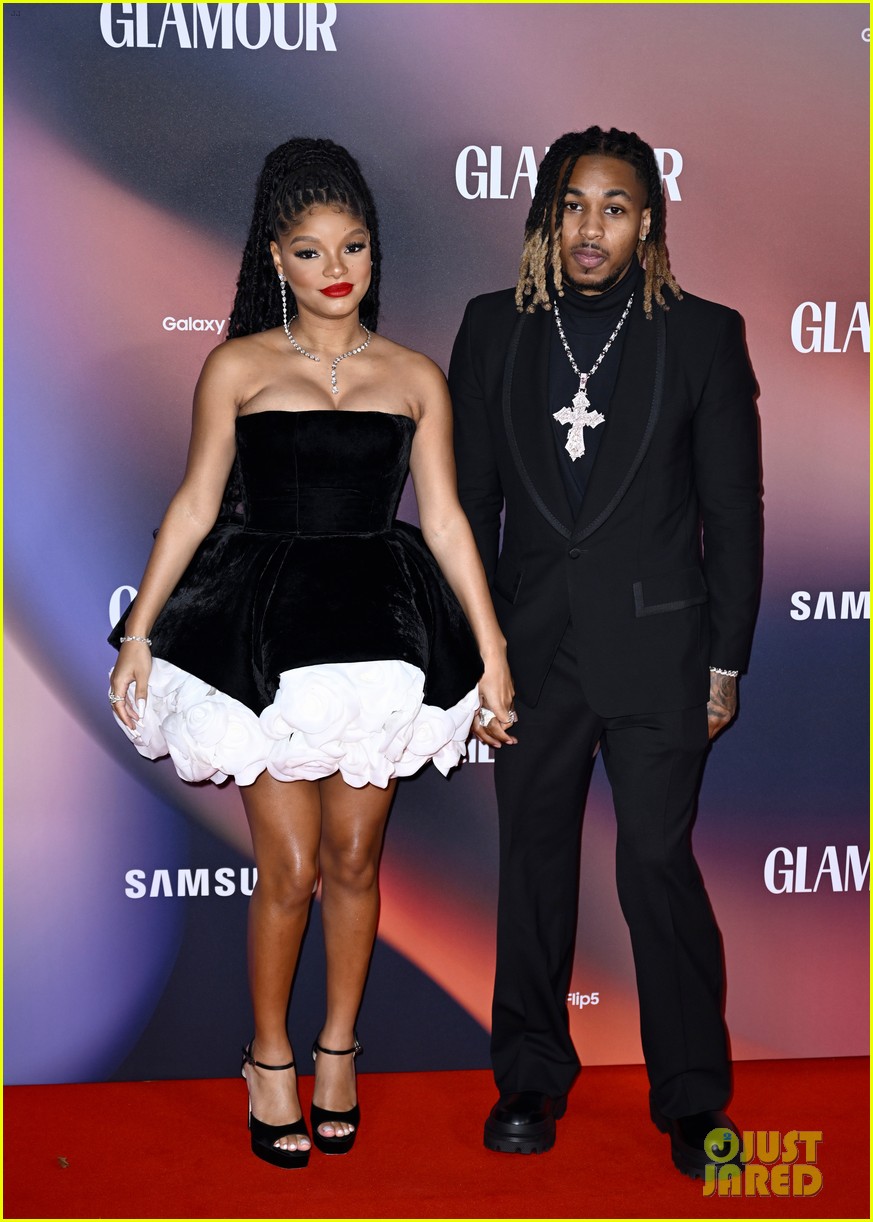 Halle Bailey Glows at Glamour Event in London with Boyfriend DDG