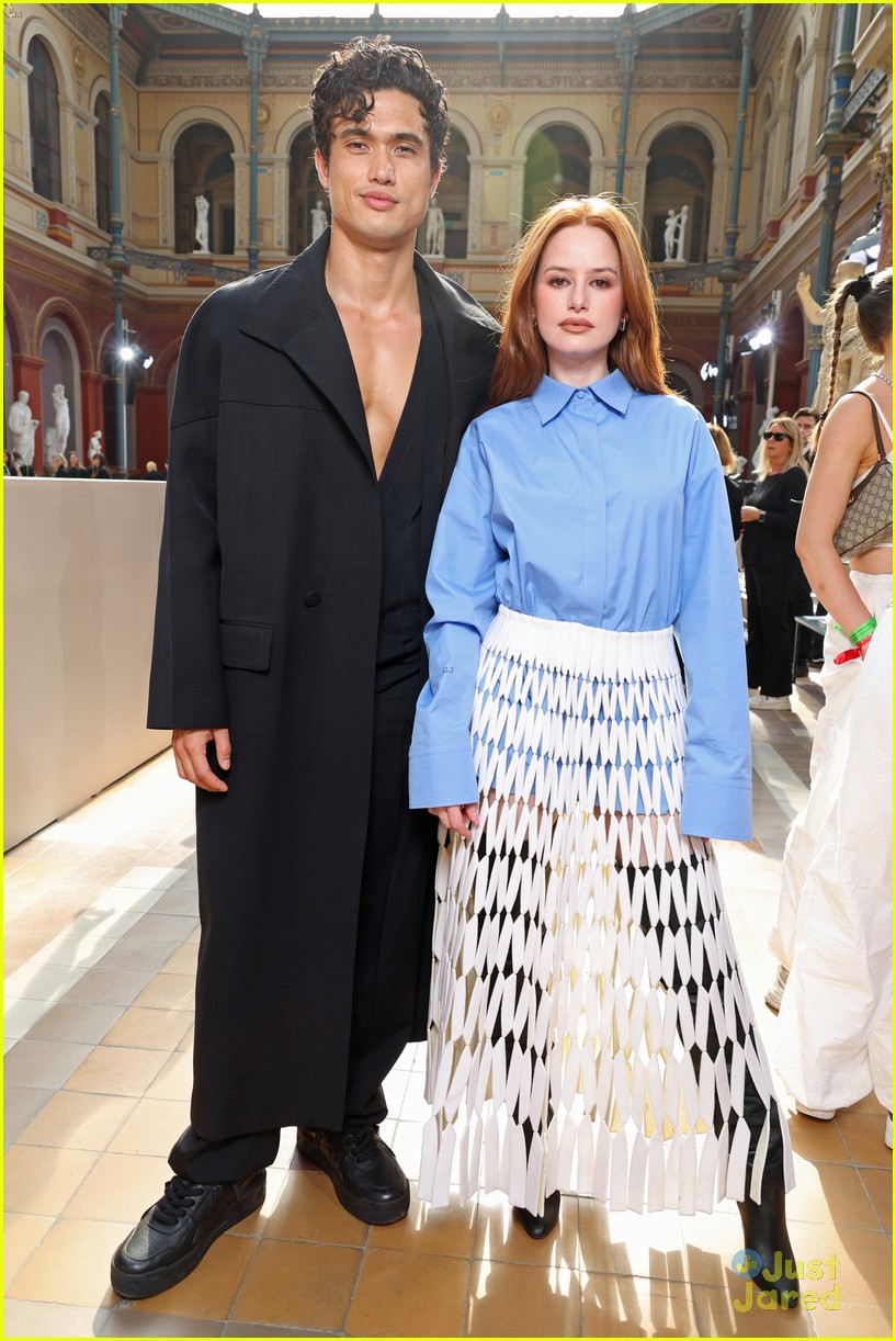 Riverdale's Charles Melton & Madelaine Petsch Reunite at Valentino Fashion Show