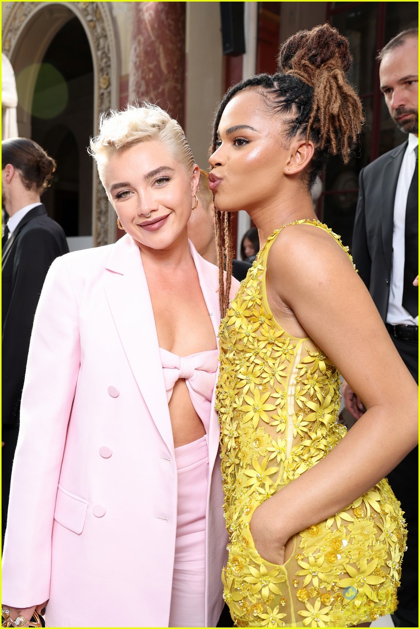 Riverdale's Charles Melton & Madelaine Petsch Reunite at Valentino Fashion Show