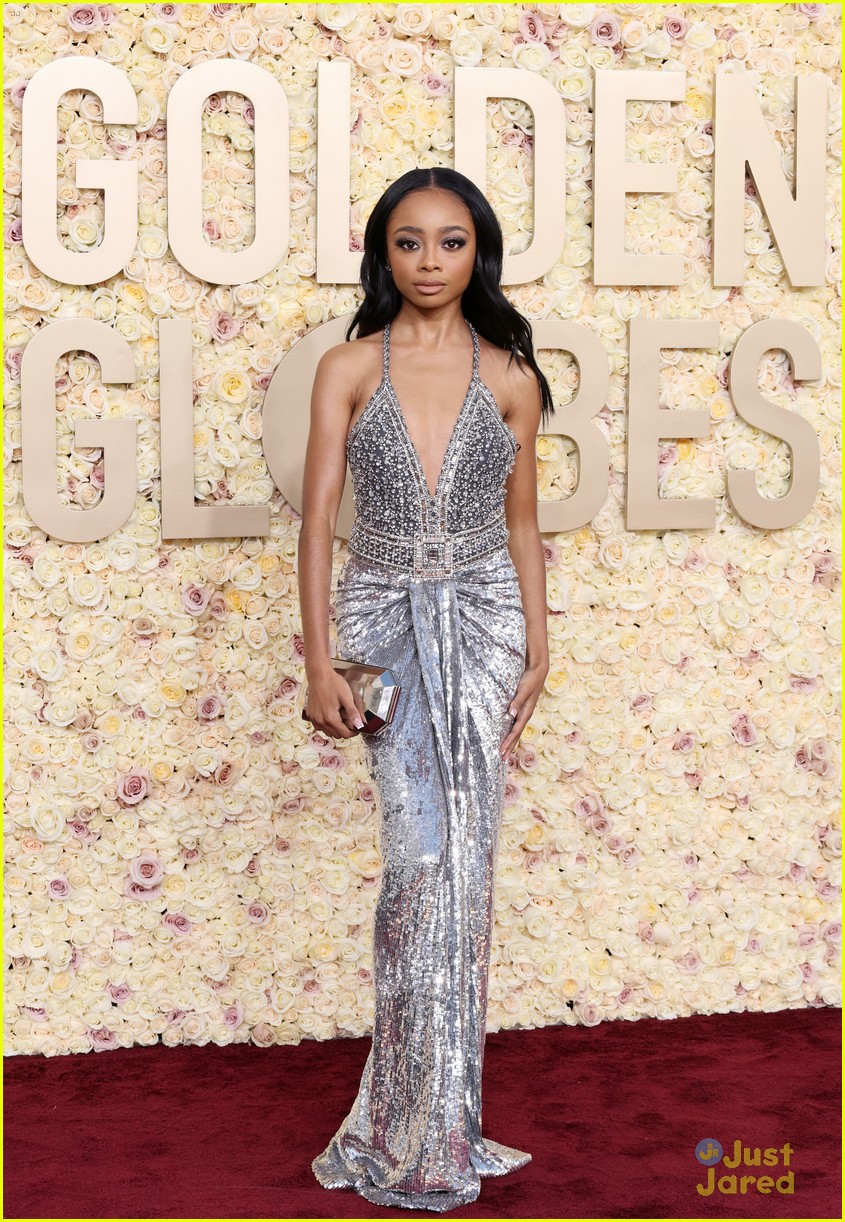 Ariana Greenblatt Reps 'Barbie' Movie at Golden Globes 2024