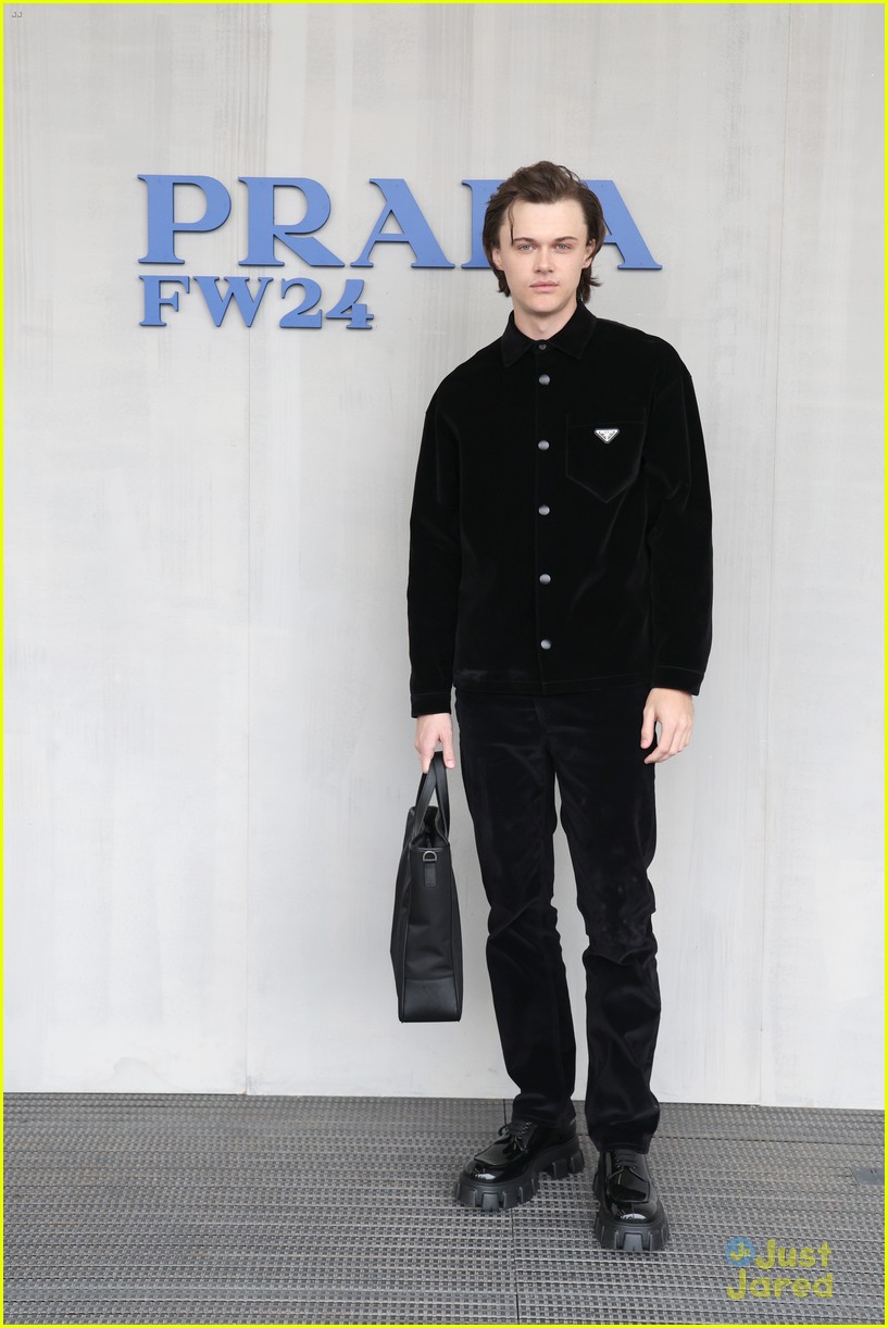 Mean Girls' Christopher Briney, Louis Partridge, Vinnie Hacker & More Attend Prada Fashion Show in Milan