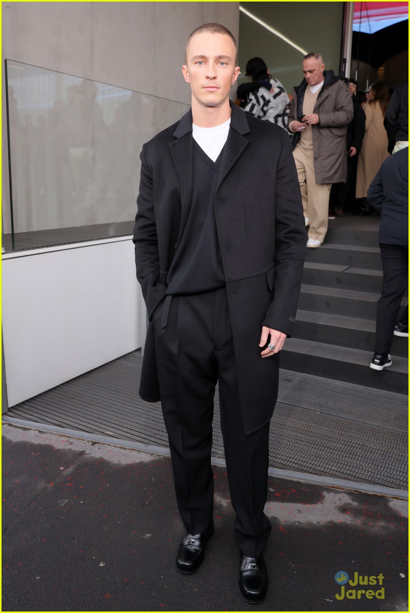 Mean Girls' Christopher Briney, Louis Partridge, Vinnie Hacker & More Attend Prada Fashion Show in Milan