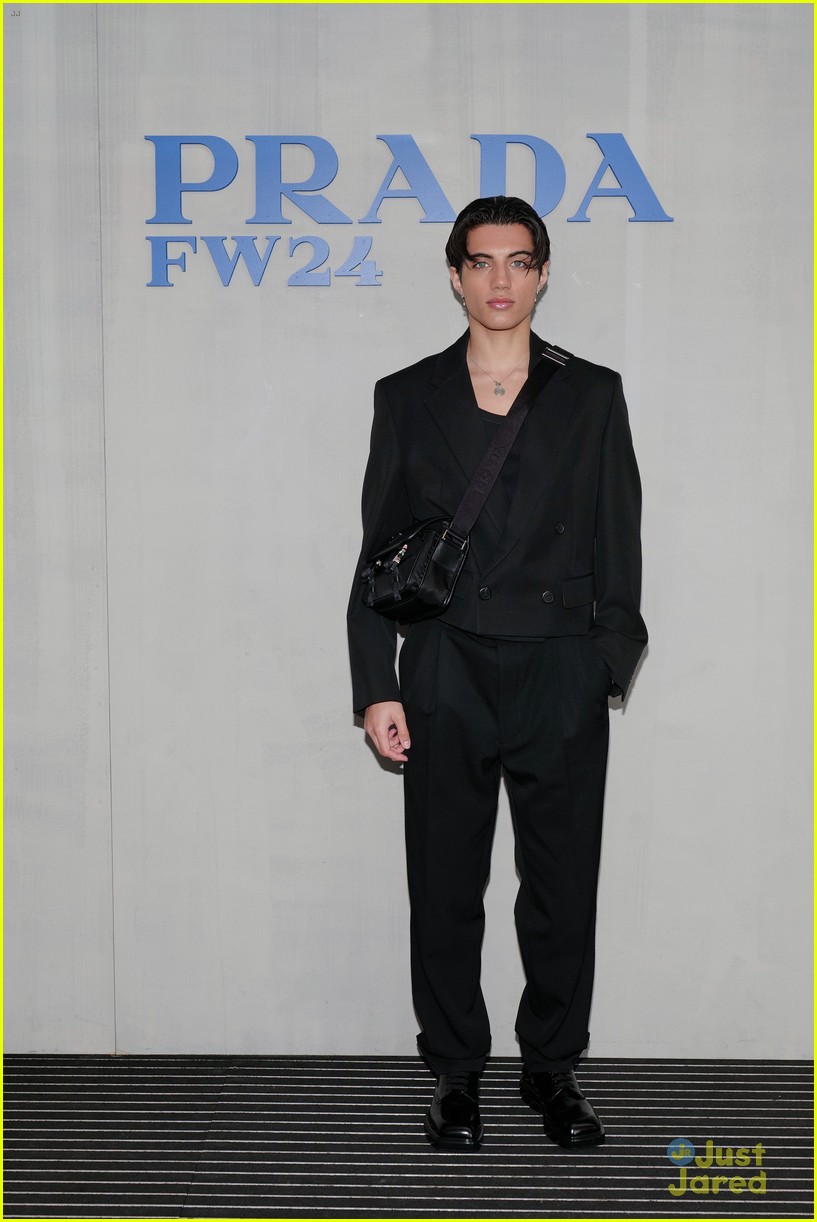 Mean Girls' Christopher Briney, Louis Partridge, Vinnie Hacker & More Attend Prada Fashion Show in Milan