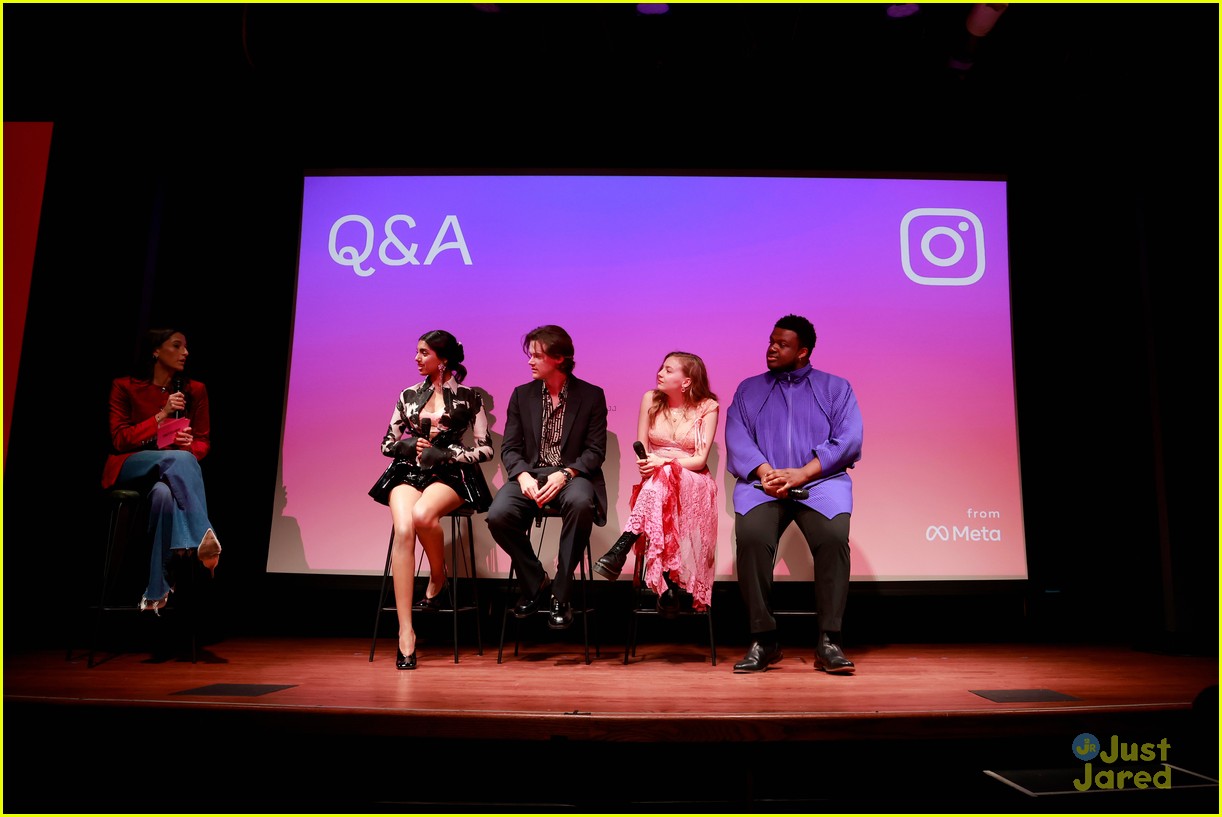 Christopher Briney, Avantika, Bebe Wood & Jaquel Spivey Attend 'Mean Girls' Screening After NYC Premiere the Day Before
