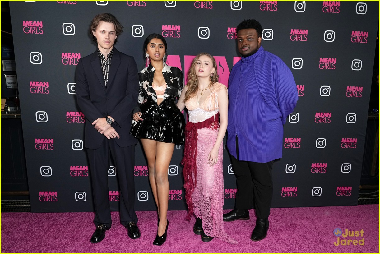 Christopher Briney, Avantika, Bebe Wood & Jaquel Spivey Attend 'Mean Girls' Screening After NYC Premiere the Day Before