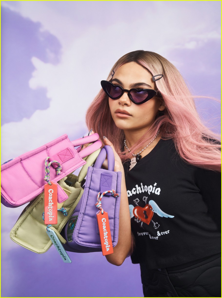 Ariana Greenblatt Debuts Colorful New Hair, Stars in Dreamy Coachtopia Campaign