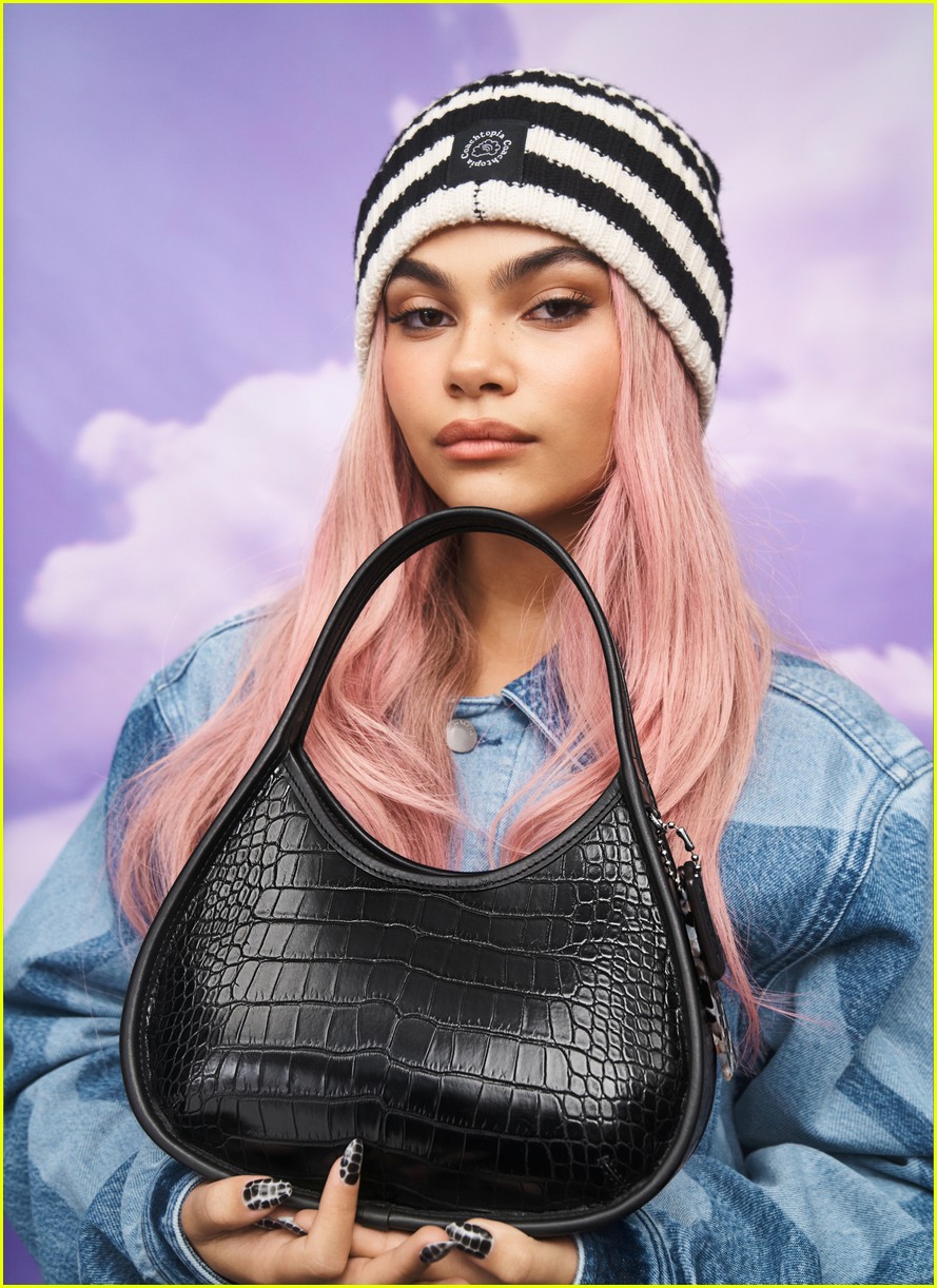 Ariana Greenblatt Debuts Colorful New Hair, Stars in Dreamy Coachtopia Campaign
