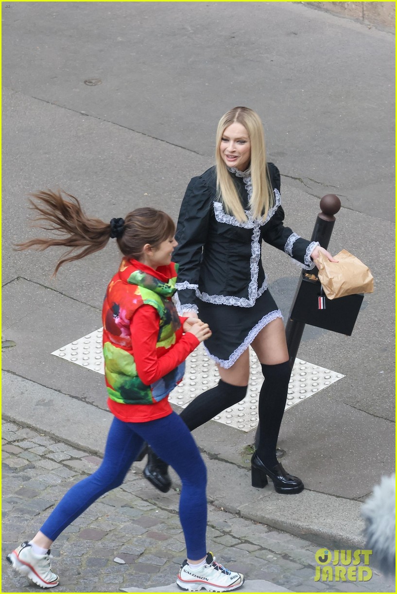 Lily Collins Films New Season of 'Emily in Paris' On Location, First Set Photos Tease Surprising Reunion