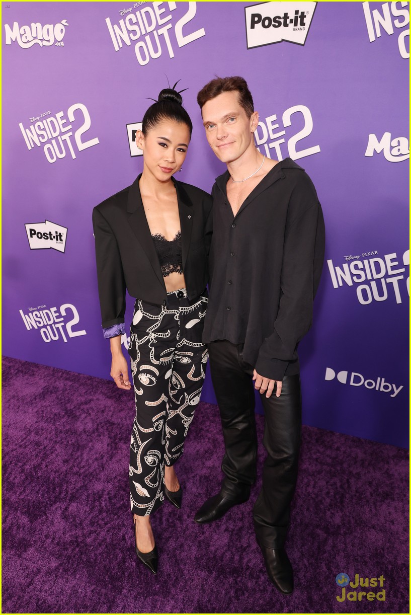Kylie Cantrall Reunites With 'HSMTMTS' Co-Stars at 'Inside Out 2' Premiere