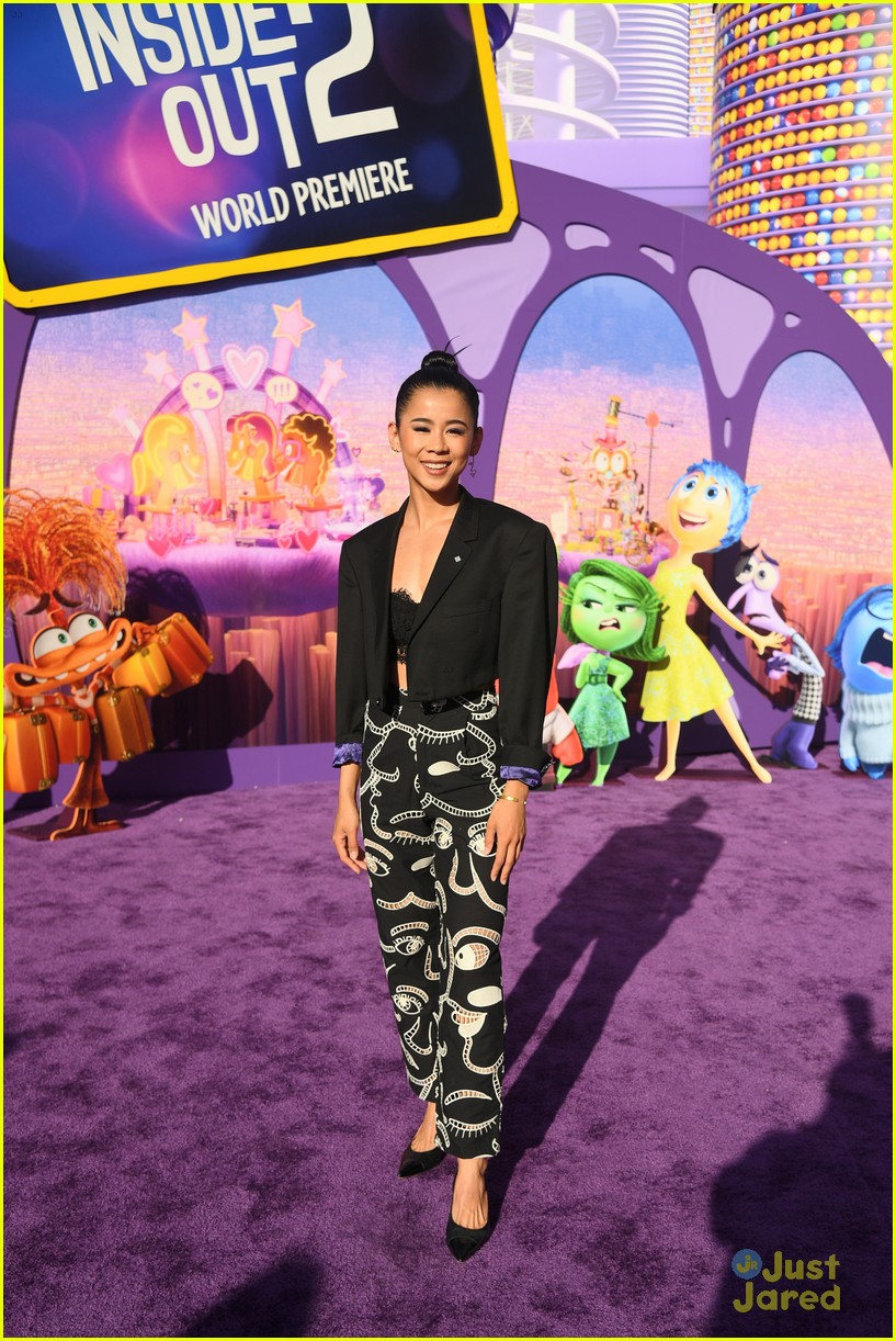 Kylie Cantrall Reunites With 'HSMTMTS' Co-Stars at 'Inside Out 2' Premiere