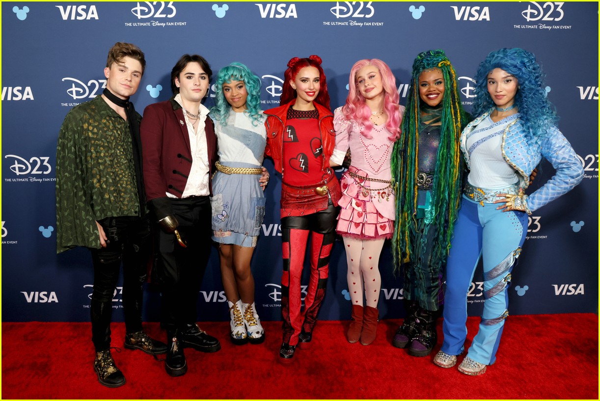 'Descendants: The Rise of Red' & 'Zombies 4' Tour Announced, Stars Hit Up D23!