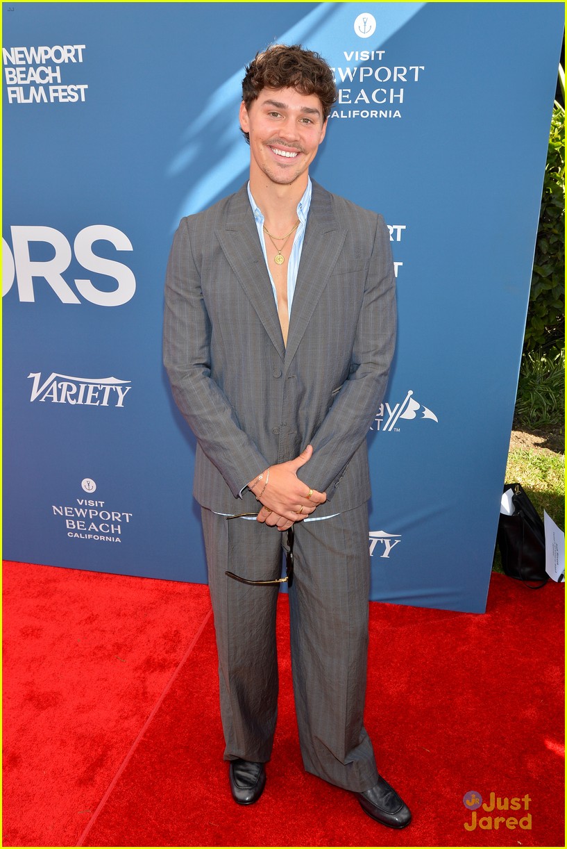 Noah Beck & Siena Agundong Screen New Movie 'Sidelined: The QB & Me' at Newport Beach Film Festival