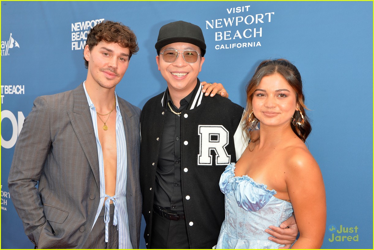 Noah Beck & Siena Agundong Screen New Movie 'Sidelined: The QB & Me' at Newport Beach Film Festival