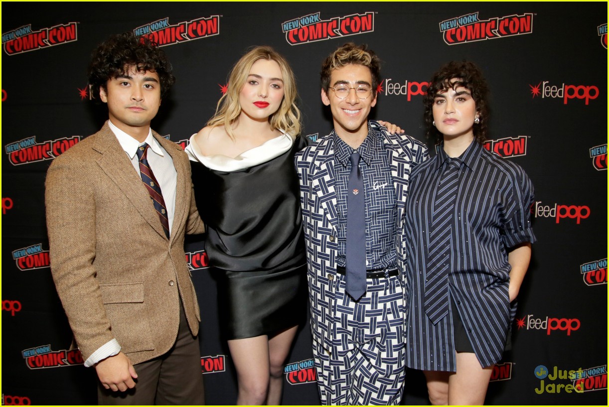 Peyton List & 'School Spirits' Cast Attend New York Comic Con, Unveil First Look at Season 2