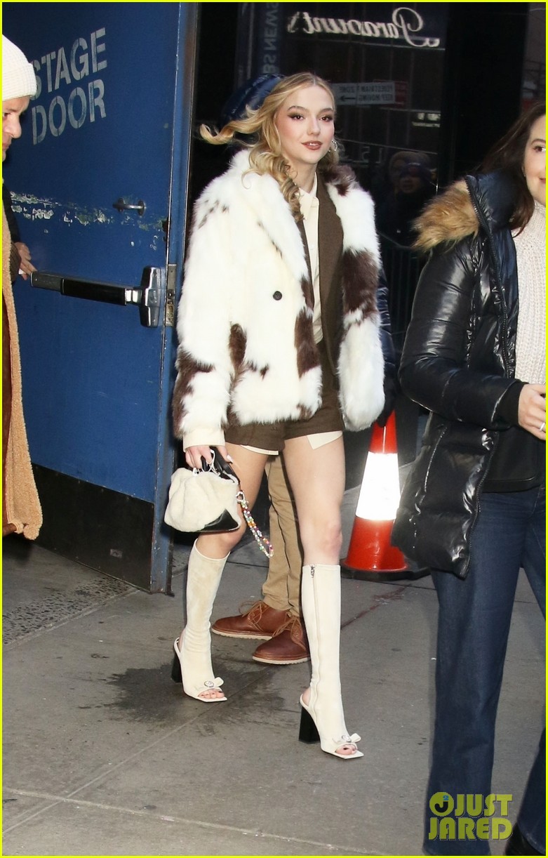 Jayden Bartels Dons Fur Coat While Stepping Out to Promote 'Goosebumps: The Vanishing'