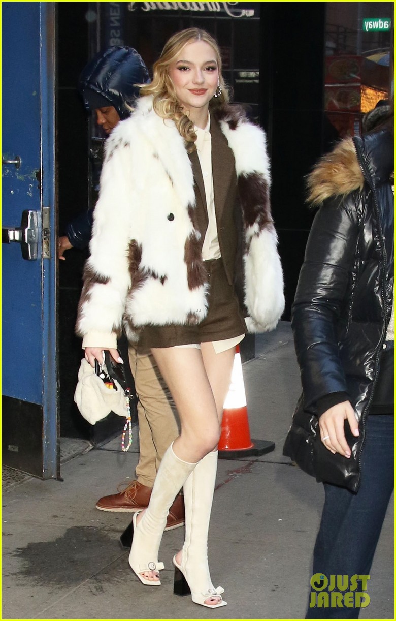 Jayden Bartels Dons Fur Coat While Stepping Out to Promote 'Goosebumps: The Vanishing'