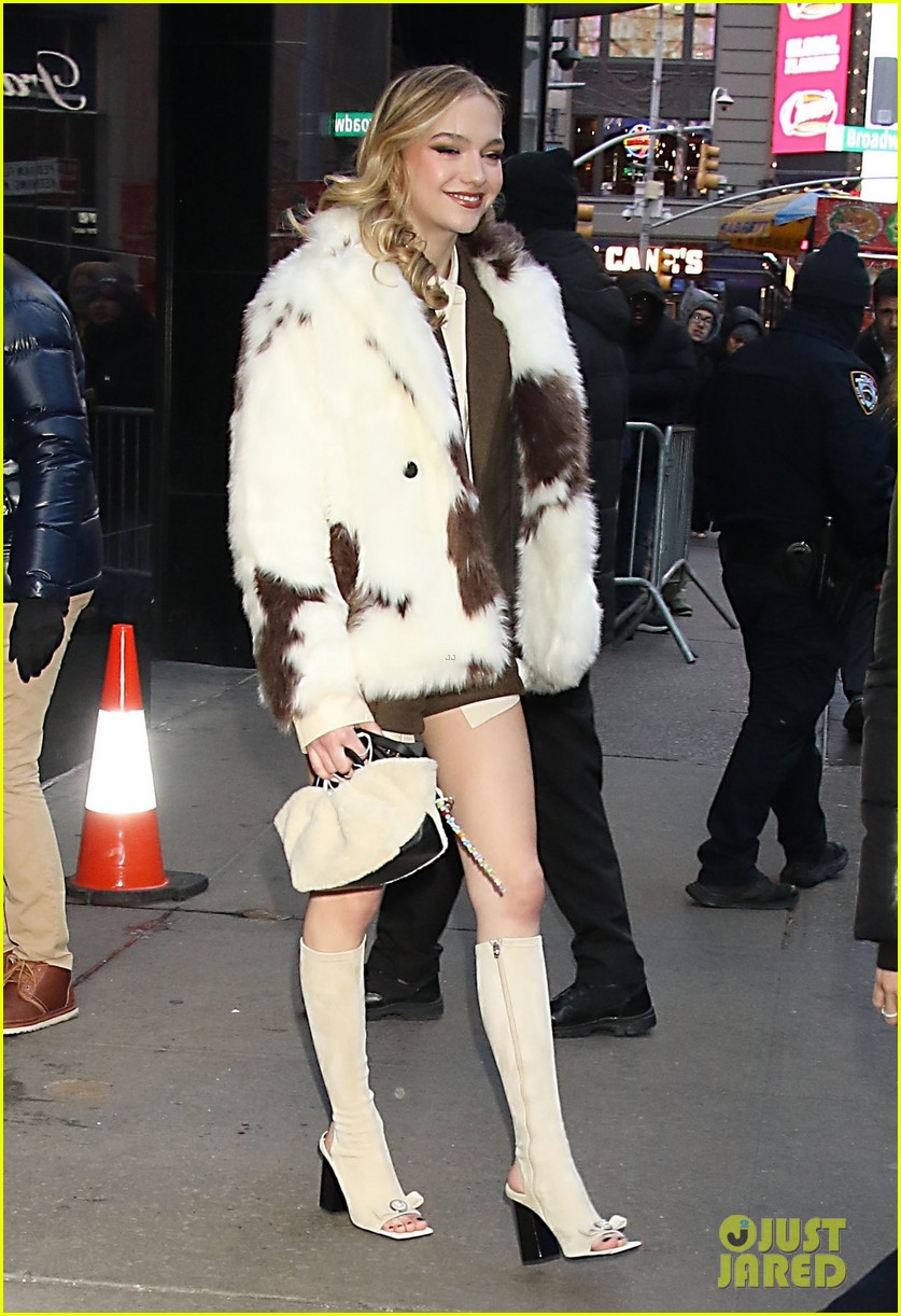 Jayden Bartels Dons Fur Coat While Stepping Out to Promote 'Goosebumps: The Vanishing'