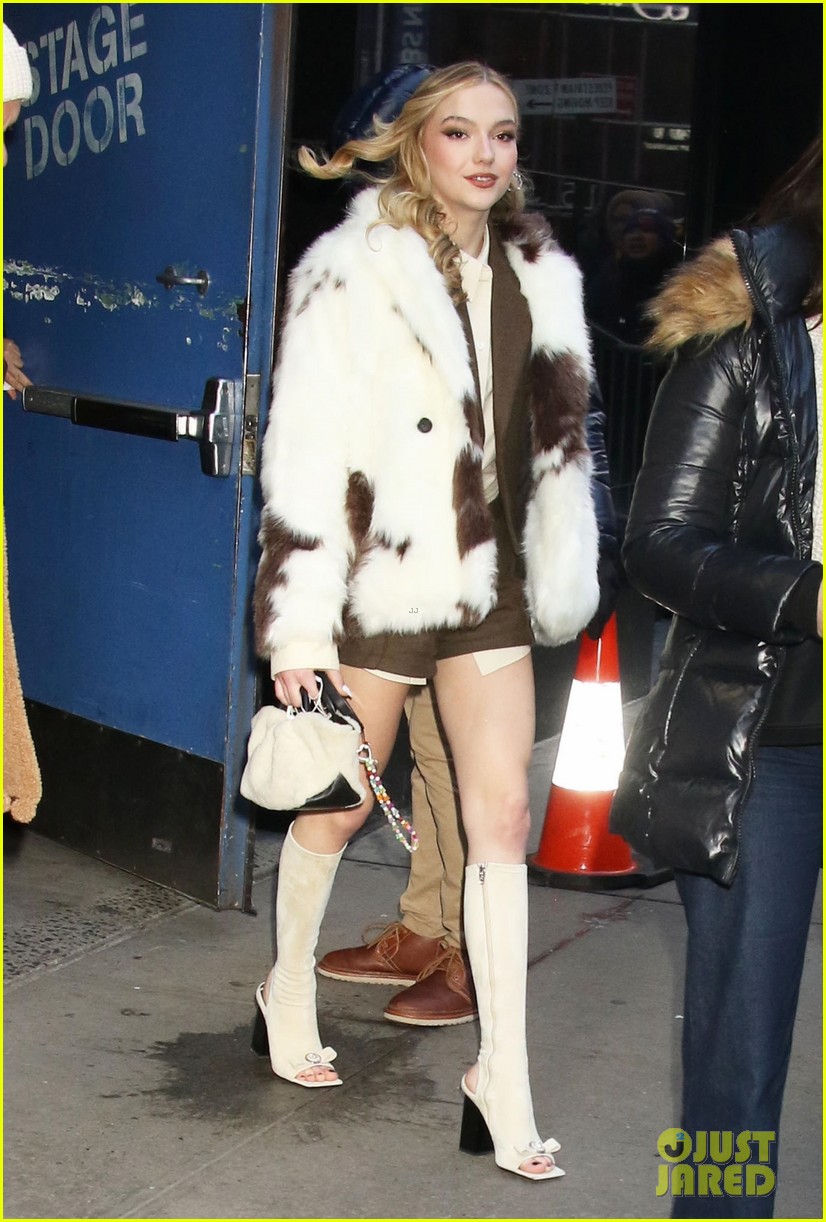 Jayden Bartels Dons Fur Coat While Stepping Out to Promote 'Goosebumps: The Vanishing'